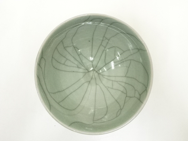 相馬焼　走り駒 竹鳳吉田製  陶器 道具 ] - 道具 相馬焼 吉田竹鳳造 貫入茶碗（共箱） | ネットショップ